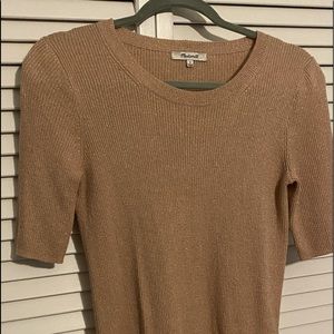 Madewell Shimmer Knit Top